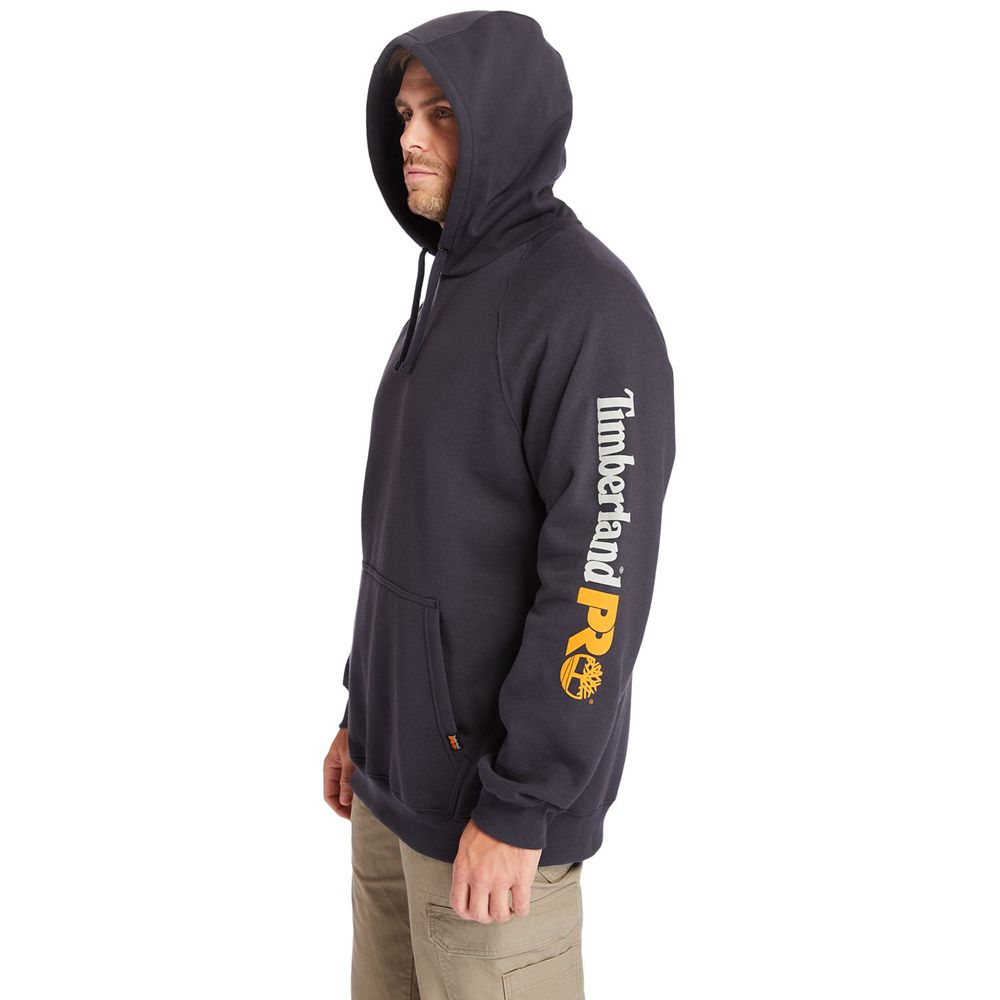 Timberland Mens Sweatshirts PRO® Big & Tall Hood Honcho Sport Hoodie - Navy - India NB5612798